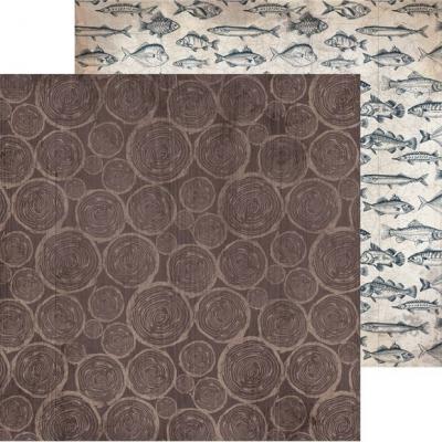 Kaisercraft Mountian Air Designpapier - Tree Trunks